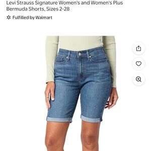 Levi's Women's Denim  Shorts size 6 - Blue